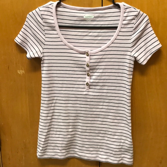 NWOT short sleeve striped shirt from Old Navy. - Picture 1 of 3